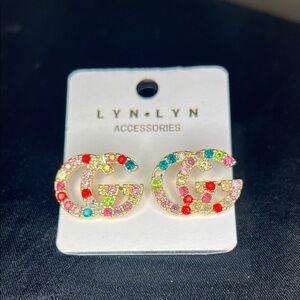Multicolor Stud Earrings